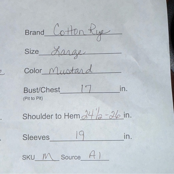 Cotton & Rye Mustard Yellow Ribbed Knit Long Sleeve Cozy Fall Sweater Top L - Picture 6 of 6